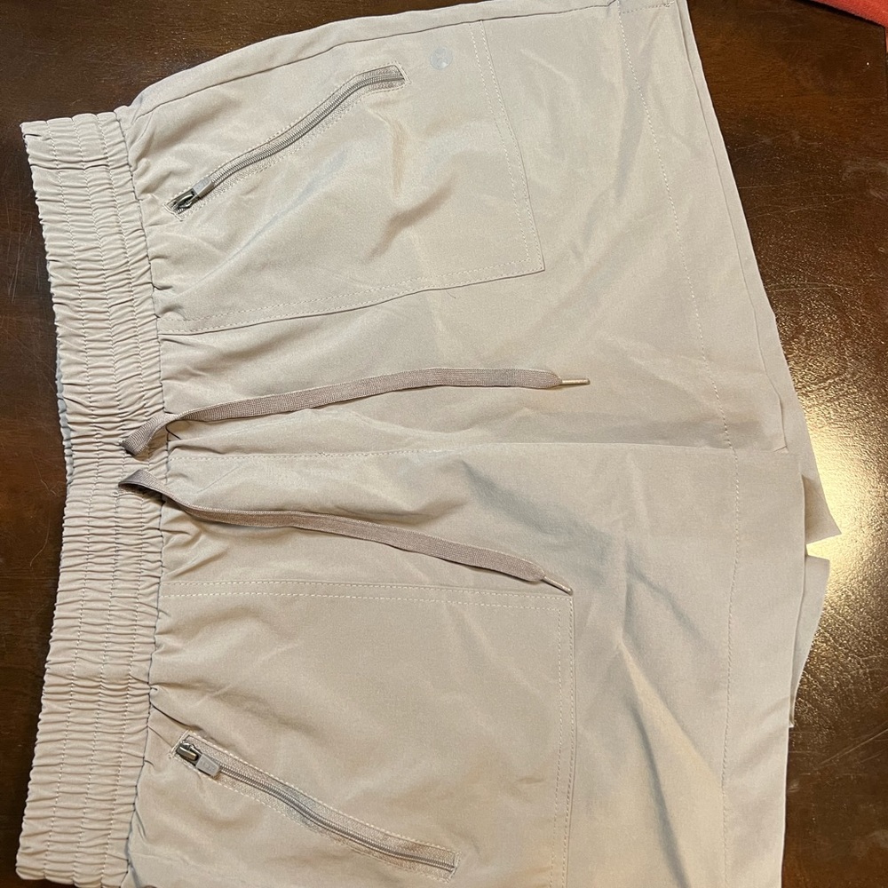 Gray/tan shorts perfect for hiking, size medium, worn once
